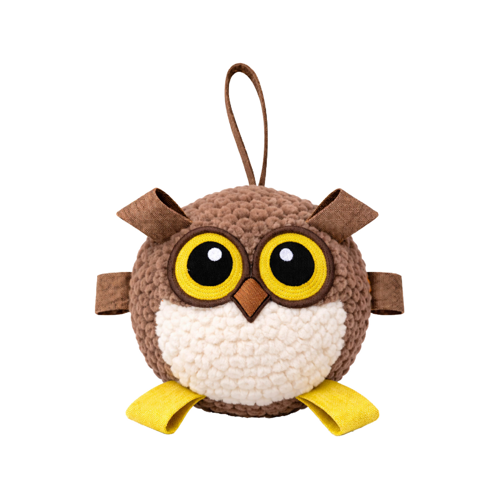 Plush Electric Bouncing Ball Owl