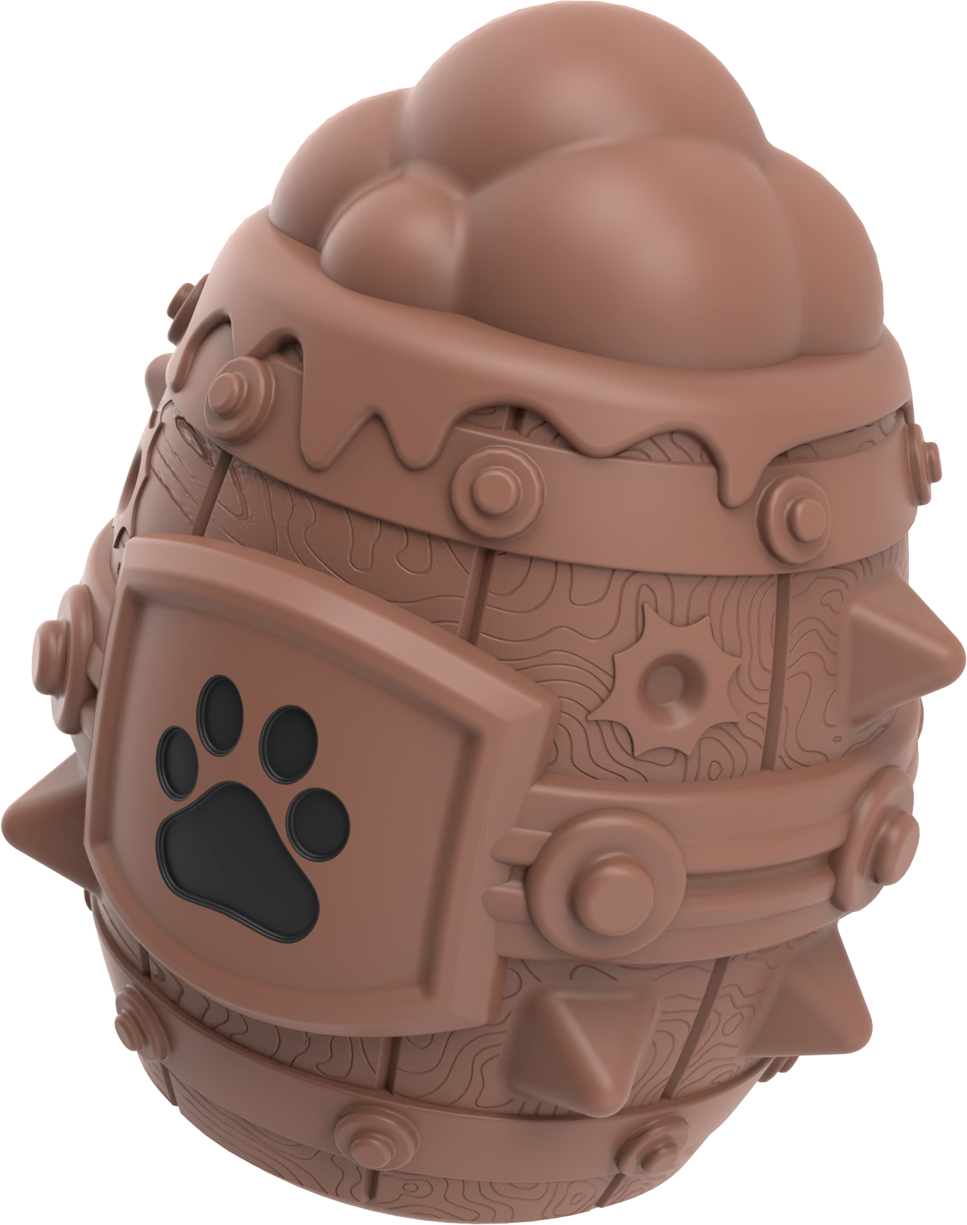 Rubber Squeaky Barrel